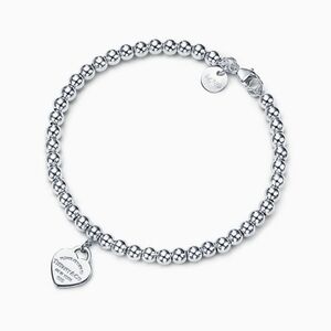 Tiffany's Beade Bracelet Heart 7 Inches